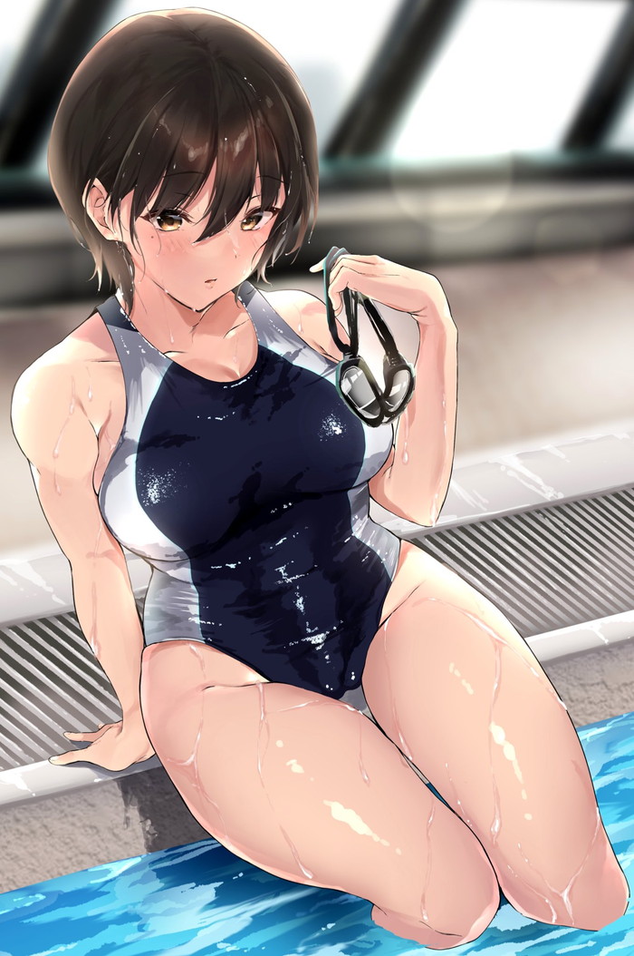 【二次】短めの髪のショートカット女子のエロ画像 Part１３