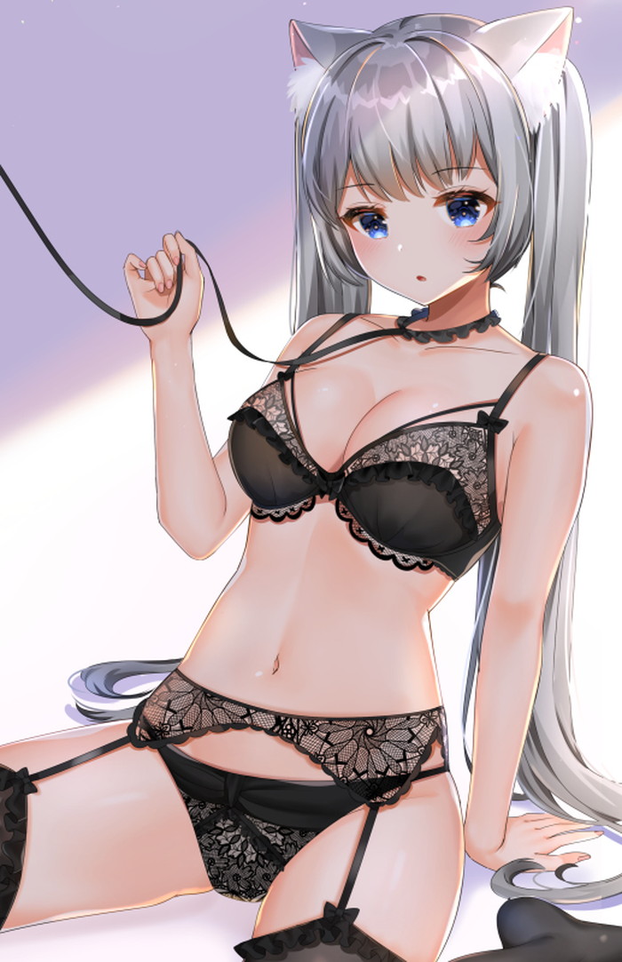 【二次】エッチで可愛いブラジャーを付けた女の子のエロ画像 Part２４