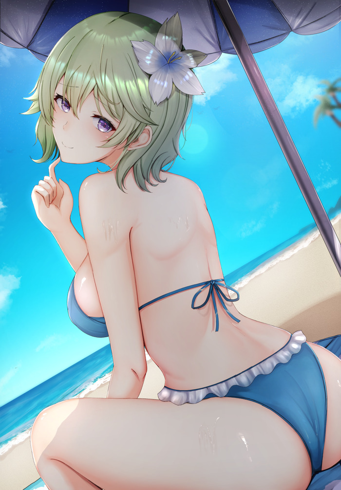 背中がエロい二次画像のまとめ Part８