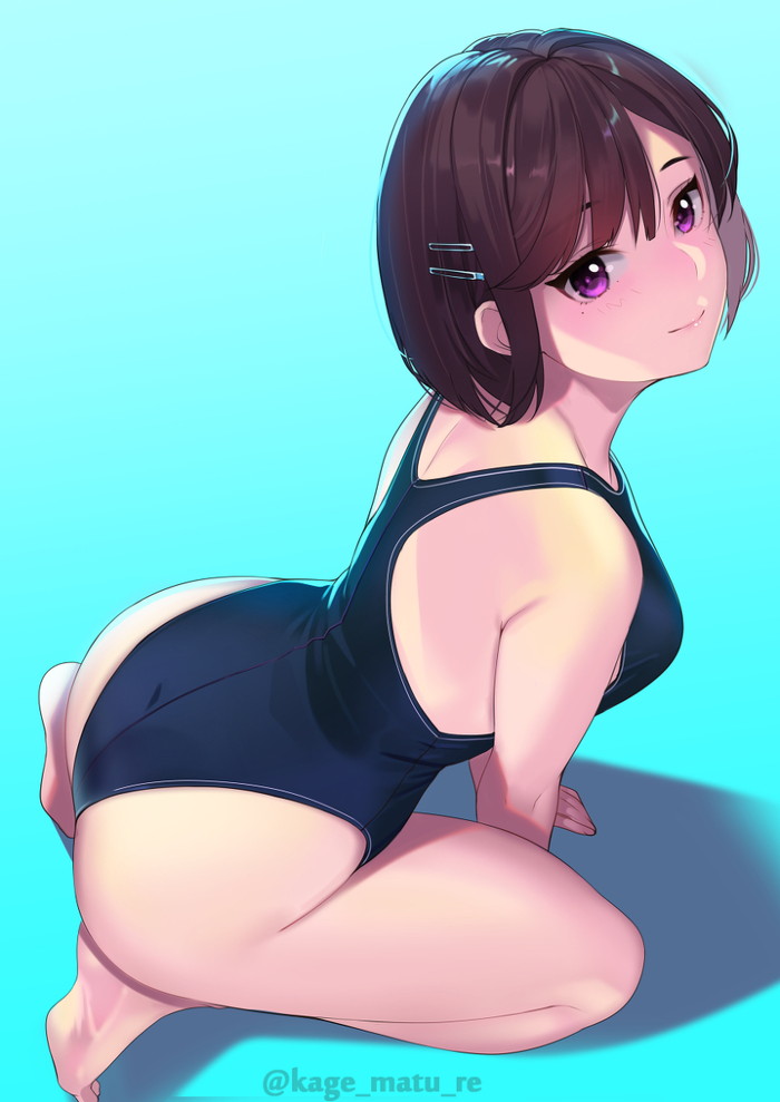 【二次】短めの髪のショートカット女子のエロ画像 Part２０