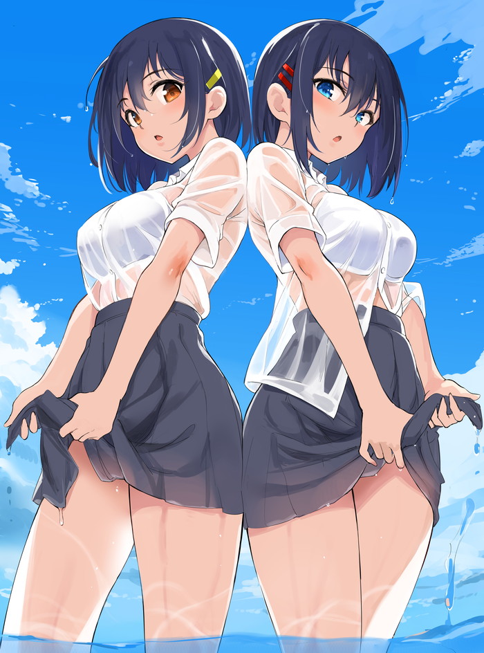 【二次】短めの髪のショートカット女子のエロ画像 Part２０