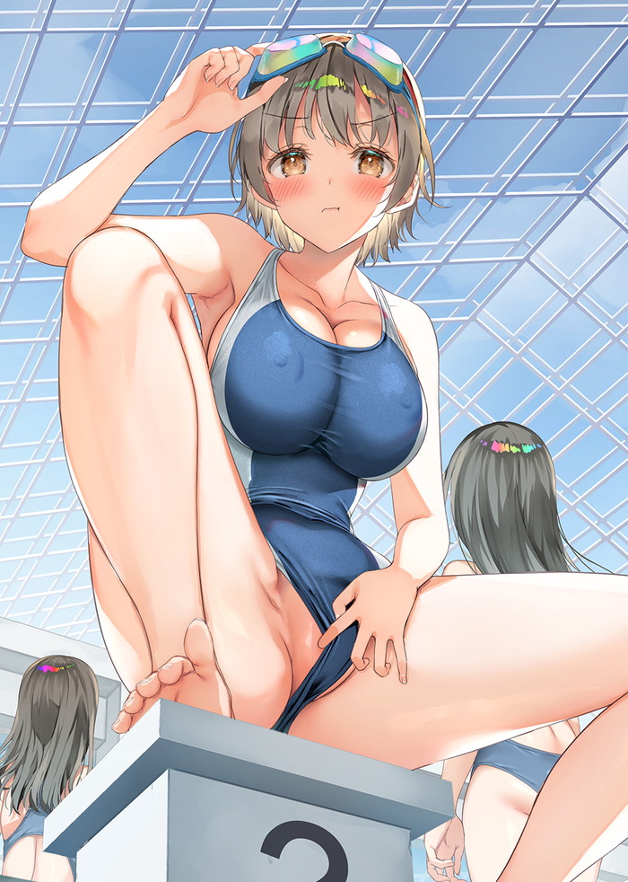 【二次】短めの髪のショートカット女子のエロ画像 Part２０