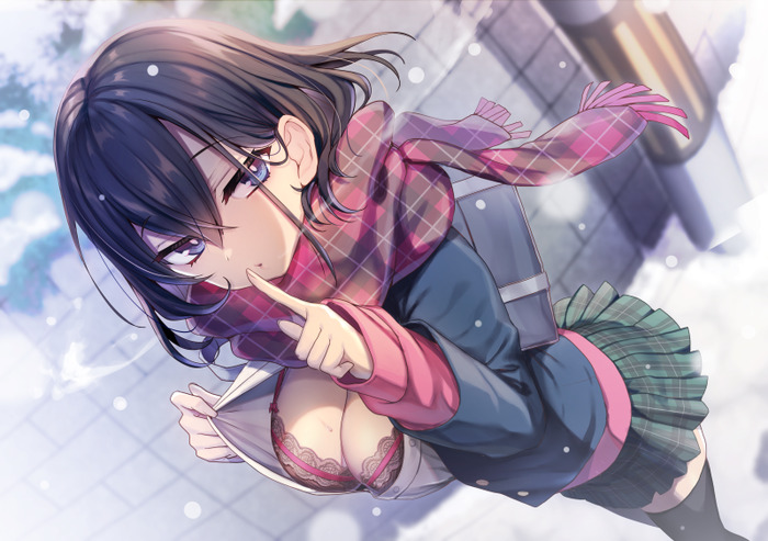 【二次】エッチで可愛いブラジャーを付けた女の子のエロ画像 Part３２