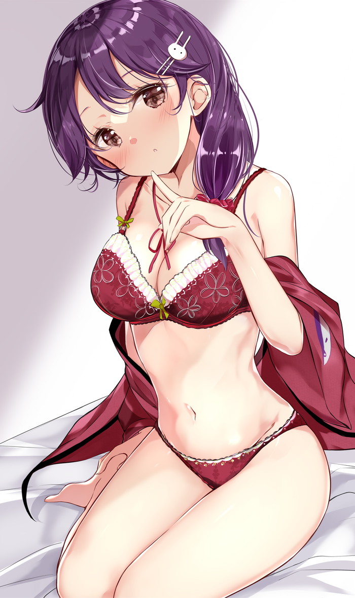 【二次】エッチで可愛いブラジャーを付けた女の子のエロ画像 Part３７