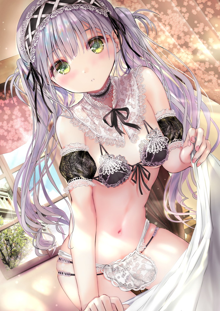 【二次】エッチで可愛いブラジャーを付けた女の子のエロ画像 Part３７
