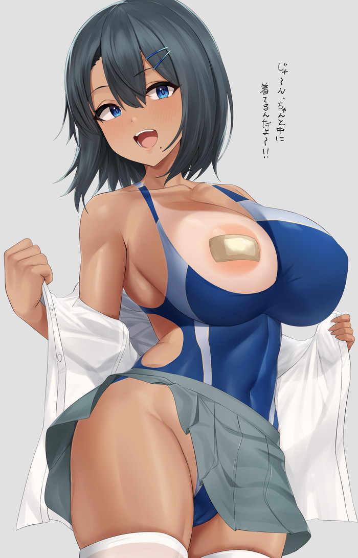 乳首ポロリ、おっぱい丸出しの二次エロ画像 Part１１