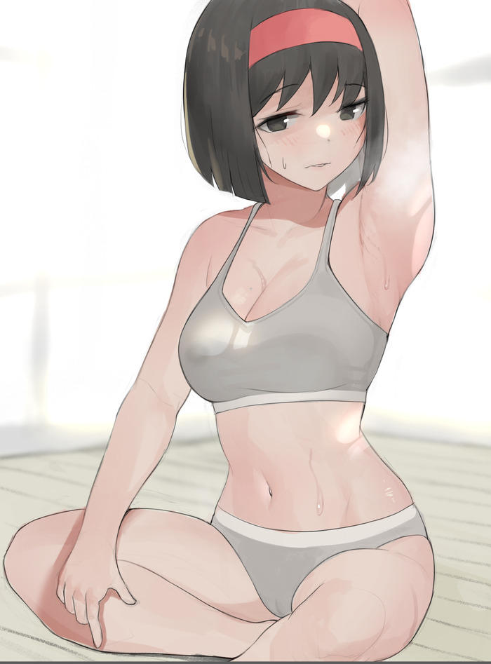【二次】女の子の汗に興奮するエロ画像 Part３６