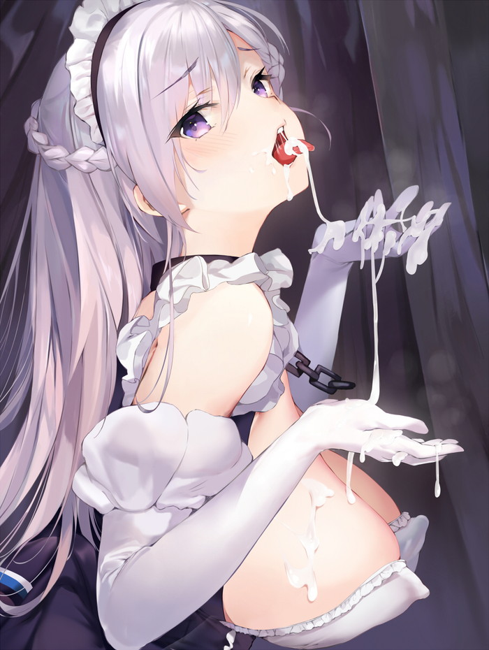 【二次】白髪、銀髪の女の子のエロ画像 Part４３
