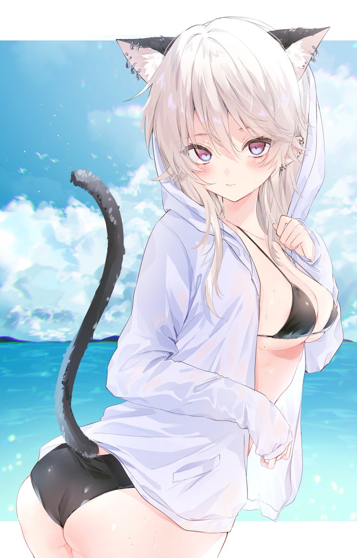 【二次】白髪、銀髪の女の子のエロ画像 Part４３