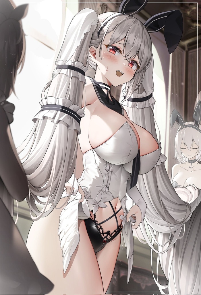 【二次】白髪、銀髪の女の子のエロ画像 Part４３