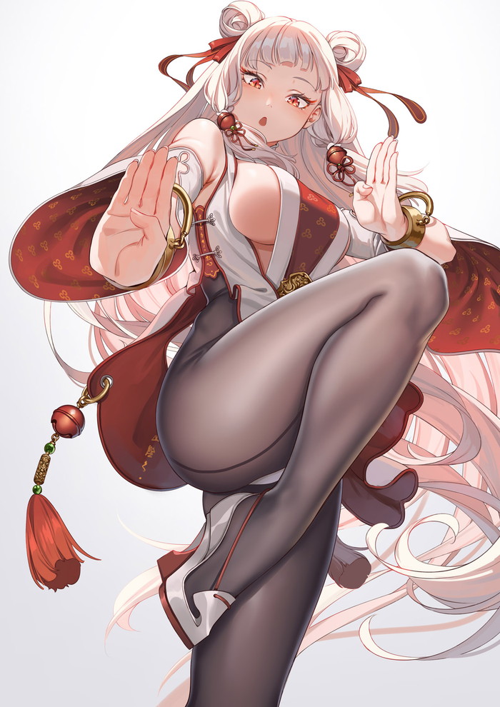 【二次】白髪、銀髪の女の子のエロ画像 Part４３