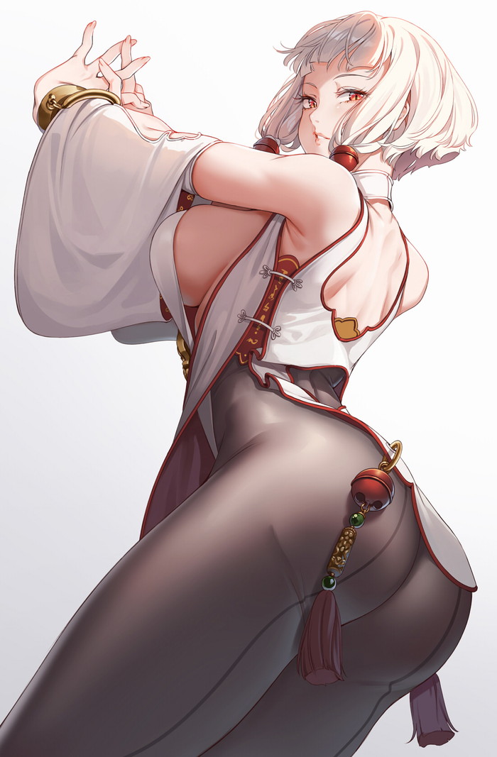 【二次】白髪、銀髪の女の子のエロ画像 Part４３