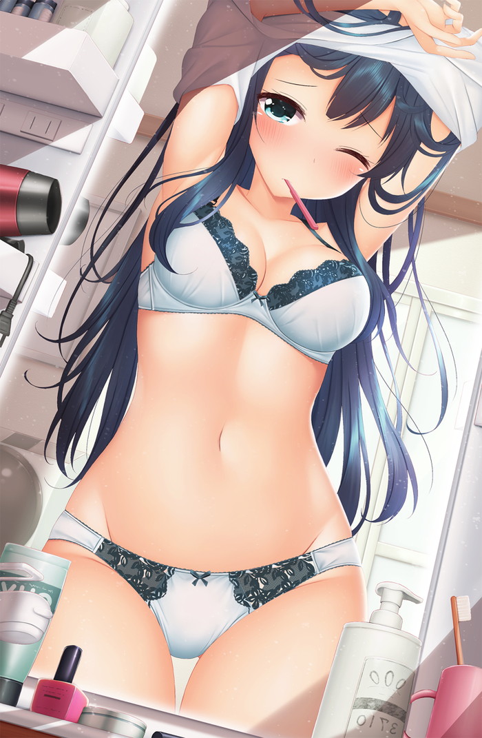 【二次】女の子が着替え中のエロ画像まとめ Part１