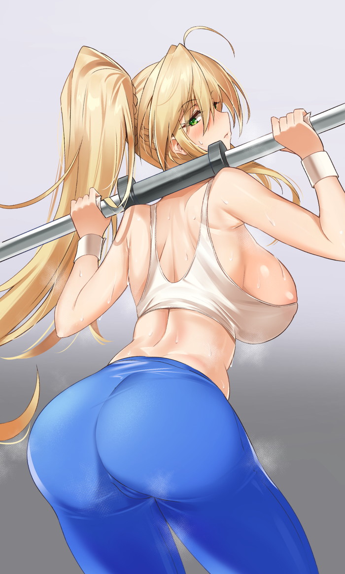 背中がエロい二次画像のまとめ Part１１