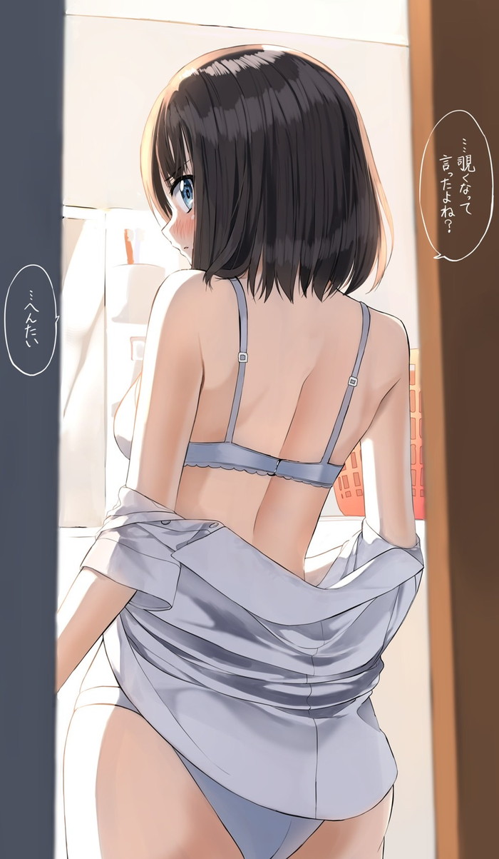 背中がエロい二次画像のまとめ Part１２