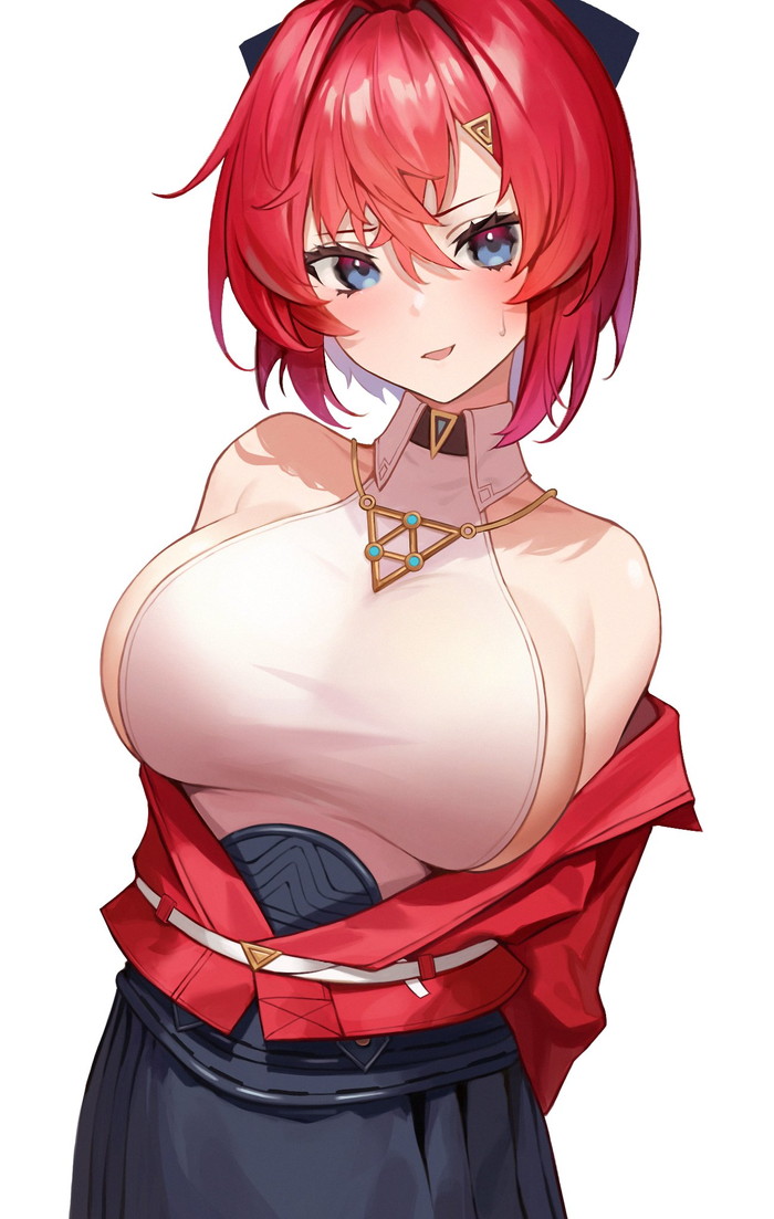 【二次】赤面、恥じらいエロ画像 Part８４【まとめ】