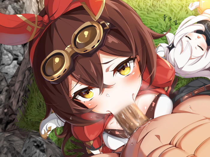 気持ちよさそうにチンコをしゃぶってくれるフェラチオ画像 Part２６