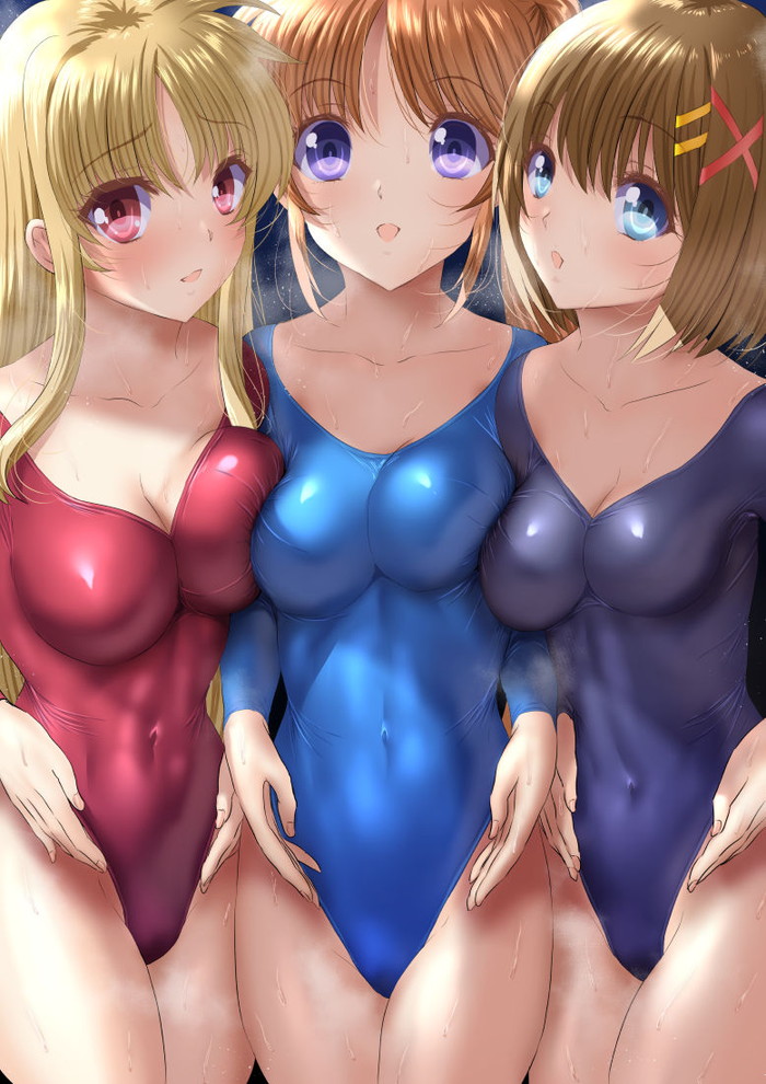 【二次】おっぱいをムニュッと押し付け合う乳合わせのエロ画像 Part７