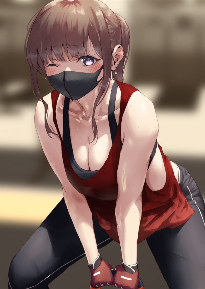 【二次】前かがみポーズで胸とお尻を強調してる女の子のエロ画像 Part４１