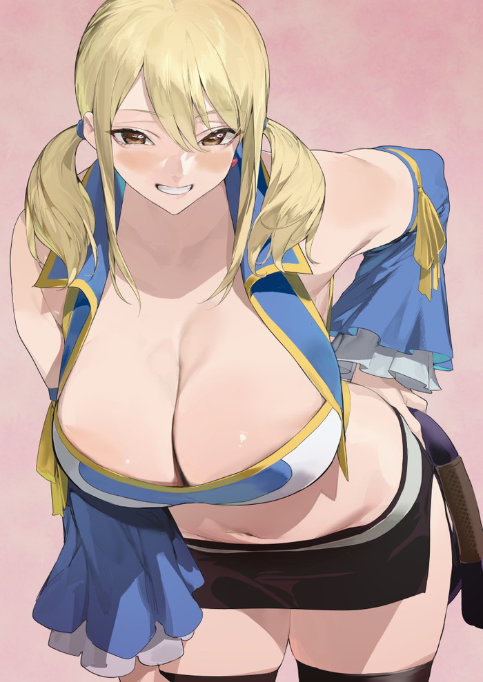 【二次】前かがみポーズで胸とお尻を強調してる女の子のエロ画像 Part４１