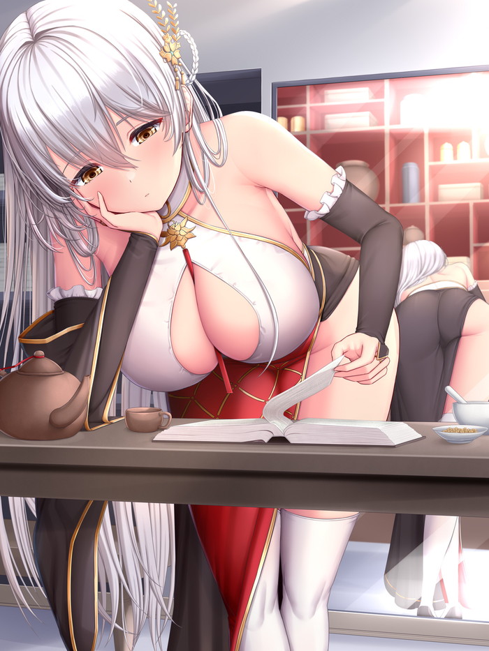 【二次】前かがみポーズで胸とお尻を強調してる女の子のエロ画像 Part４１