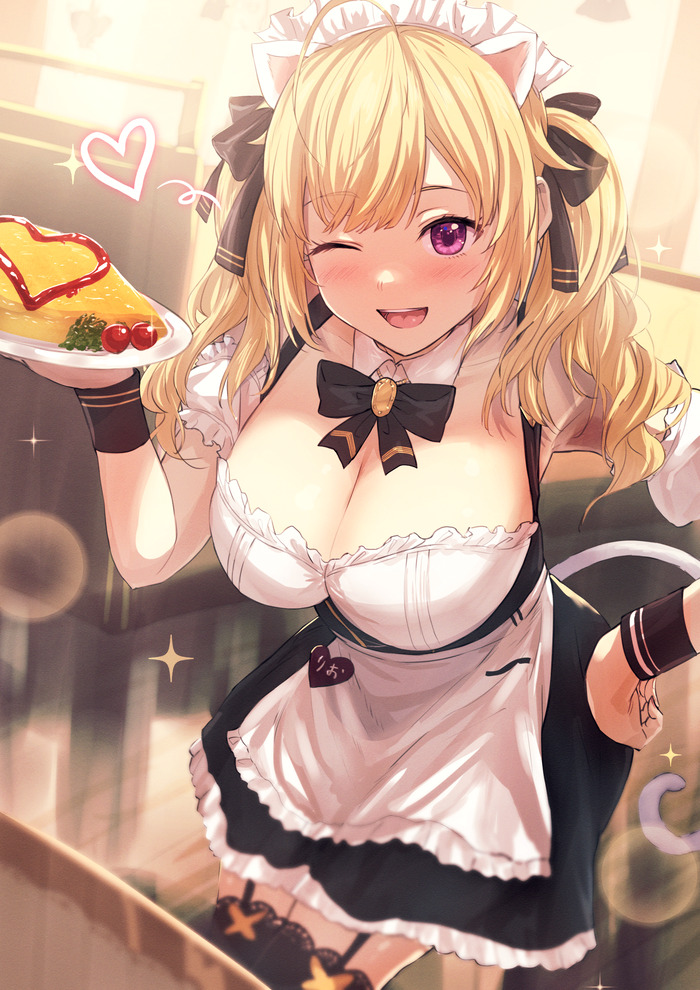 【二次】前かがみポーズで胸とお尻を強調してる女の子のエロ画像 Part４１