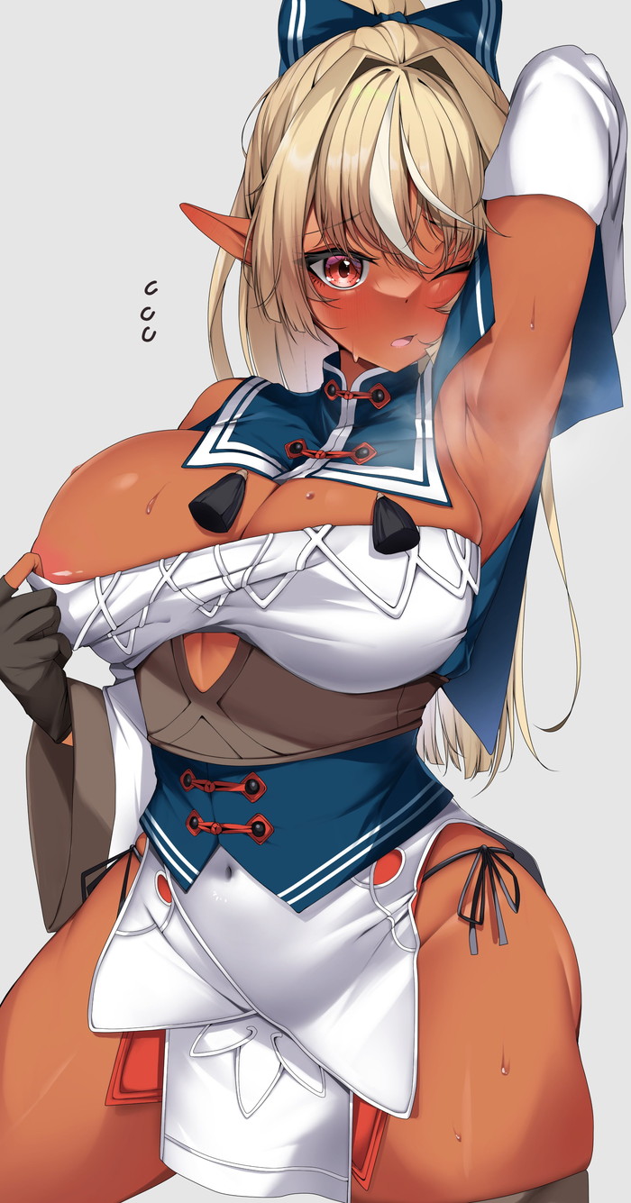 褐色、日焼け肌の女の子たちの二次エロ画像 Part３２