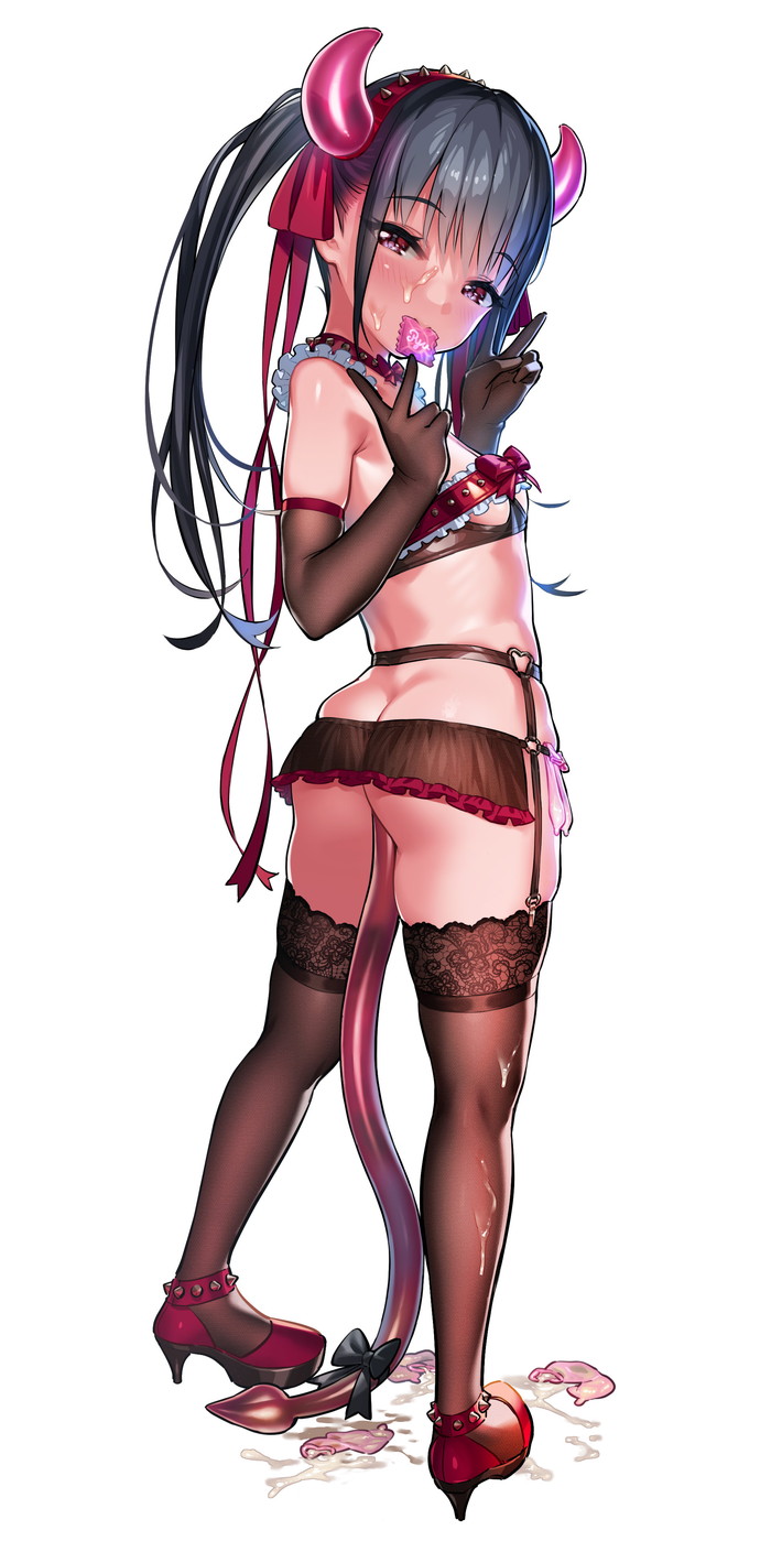 【二次】黒髪の女の子のエロ画像まとめ Part７０