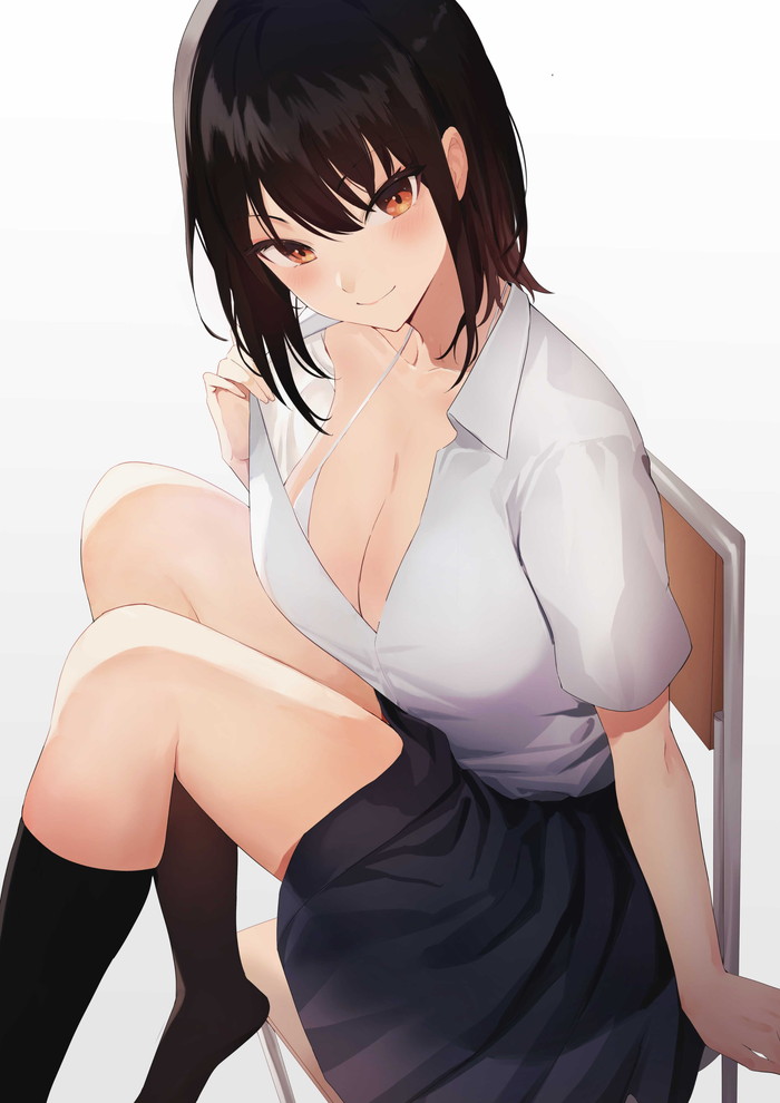 【二次】黒髪の女の子のエロ画像まとめ Part７０