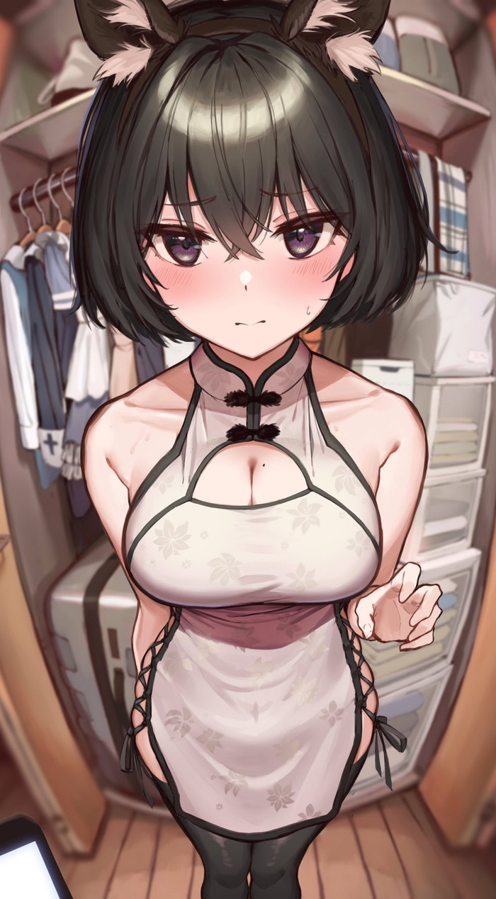 【二次】黒髪の女の子のエロ画像まとめ Part７０