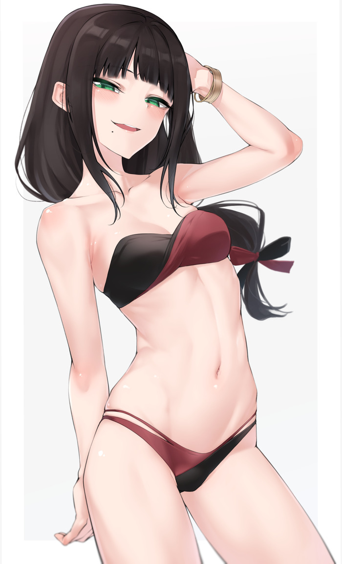 【二次】黒髪の女の子のエロ画像まとめ Part７０