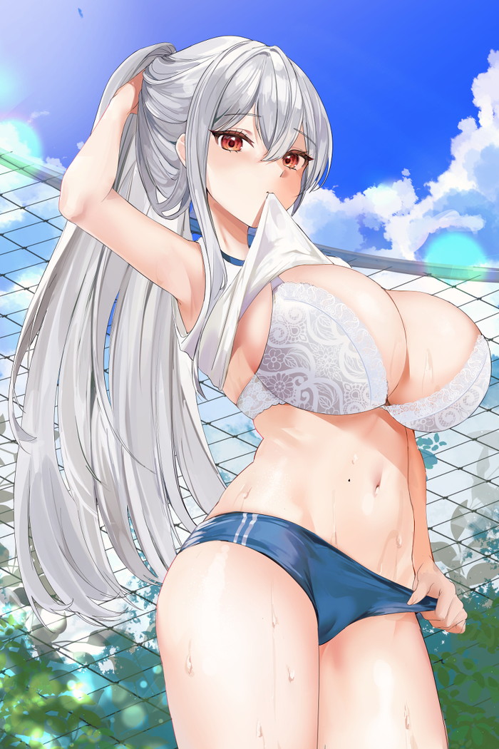 【二次】お腹、おへそのエロ画像まとめ Part３２