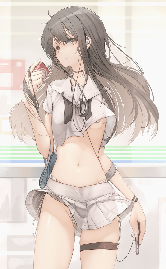 【二次】お腹、おへそのエロ画像まとめ Part３２