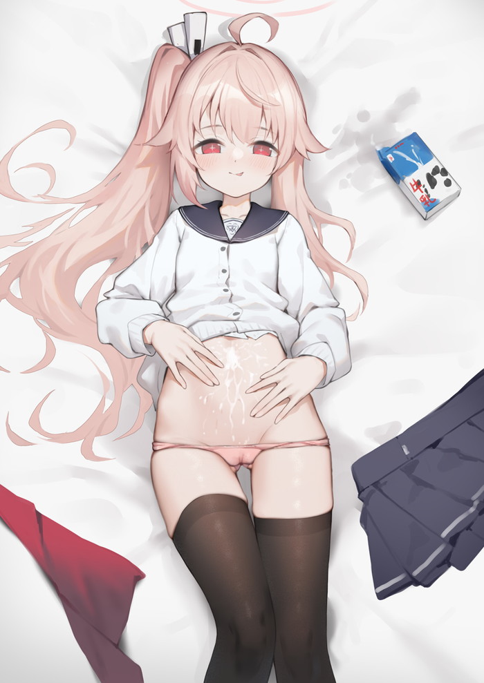 【二次】ぶっかけ＆顔射で体中精液まみれのエロ画像 Part３９
