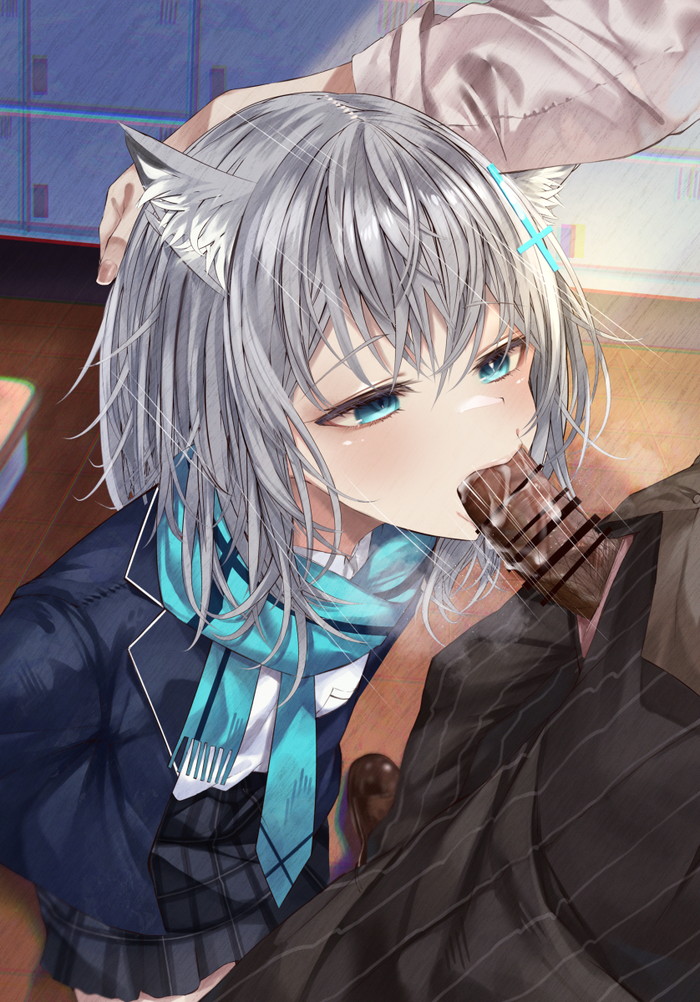 【二次】お口と喉奥に無理やりチンコをねじ込むイラマチオ画像 Part４