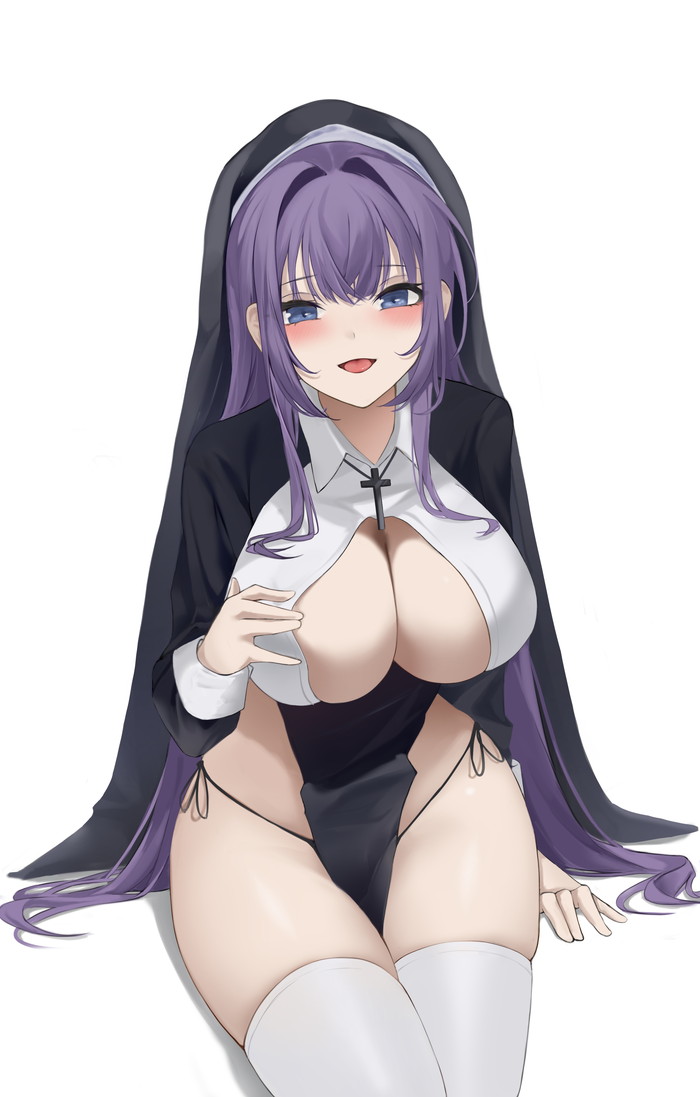 【二次】スケベなシスターのエロ画像まとめ Part６