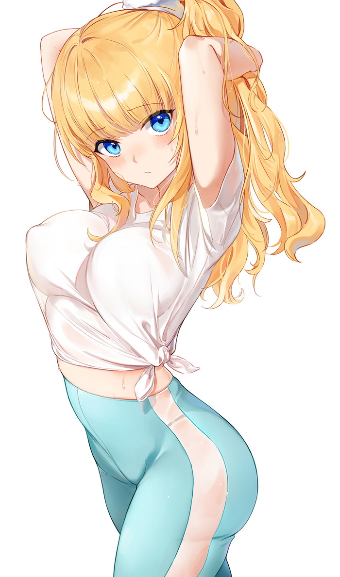 【二次】運動用のスポーツウェアを着た女の子のエロ画像 Part１２