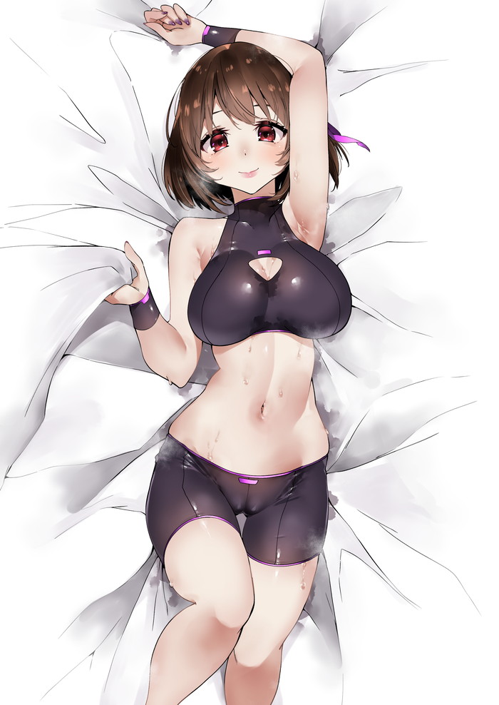 【二次】運動用のスポーツウェアを着た女の子のエロ画像 Part１２