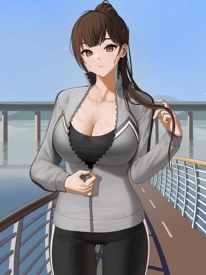 【二次】運動用のスポーツウェアを着た女の子のエロ画像 Part１２