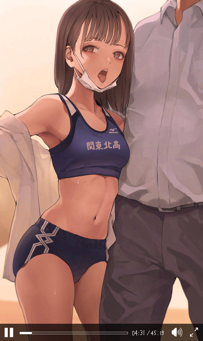 【二次】運動用のスポーツウェアを着た女の子のエロ画像 Part１２