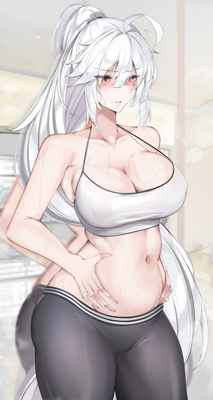 【二次】運動用のスポーツウェアを着た女の子のエロ画像 Part１２