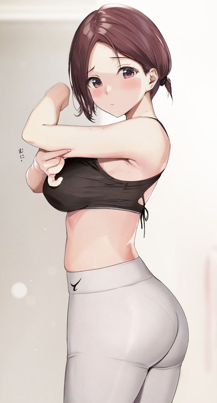 【二次】運動用のスポーツウェアを着た女の子のエロ画像 Part１２