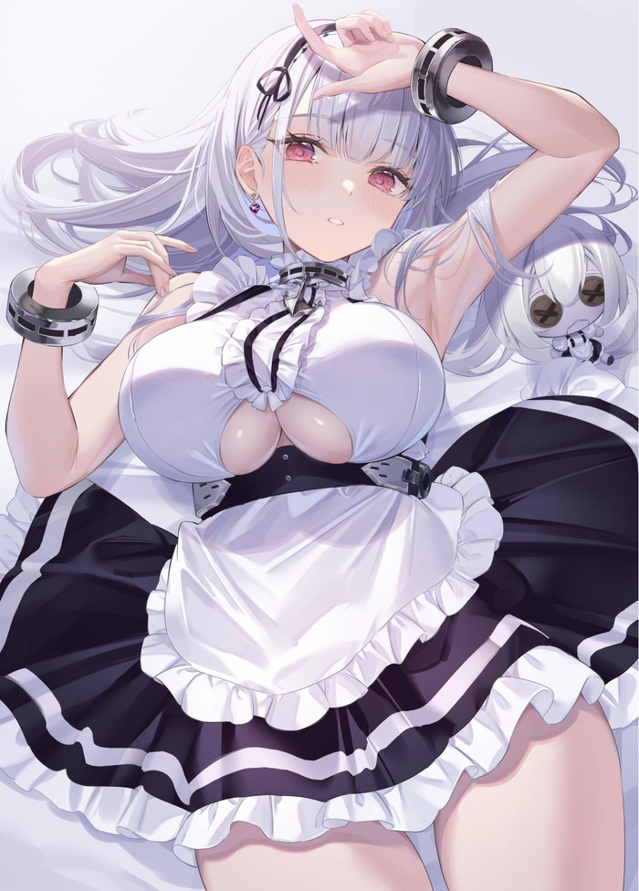 【二次】白髪、銀髪の女の子のエロ画像 Part４７