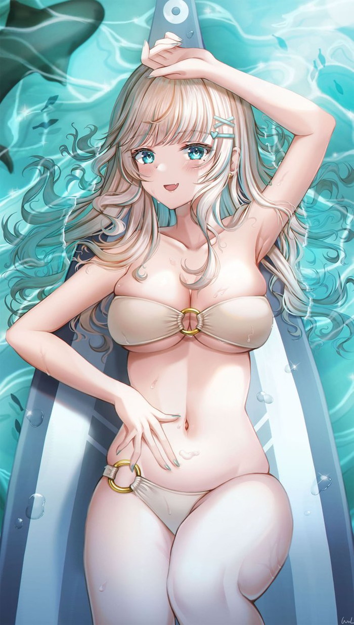 【二次】白髪、銀髪の女の子のエロ画像 Part４７