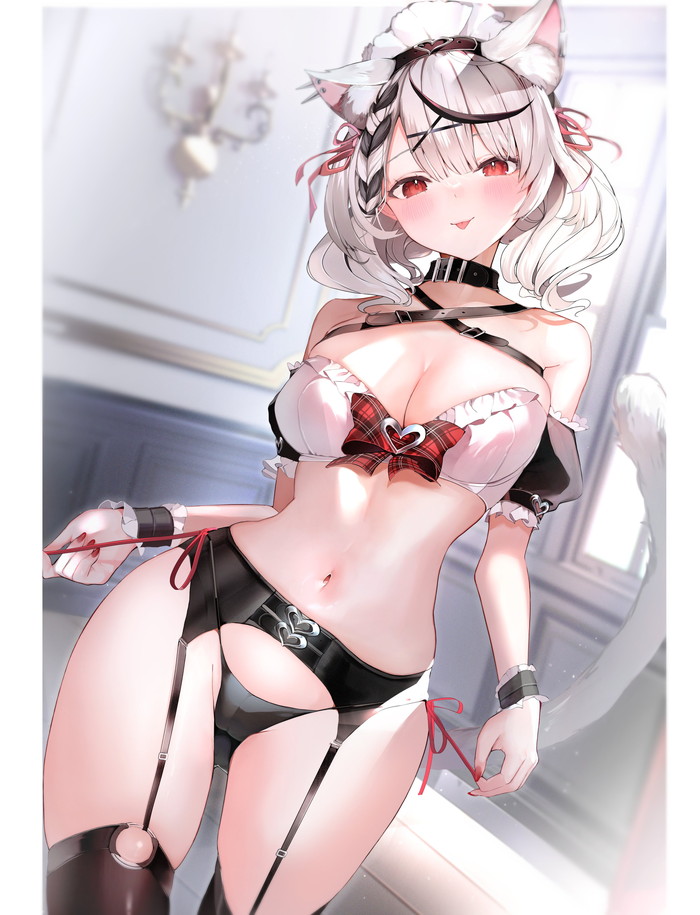 【二次】白髪、銀髪の女の子のエロ画像 Part４７