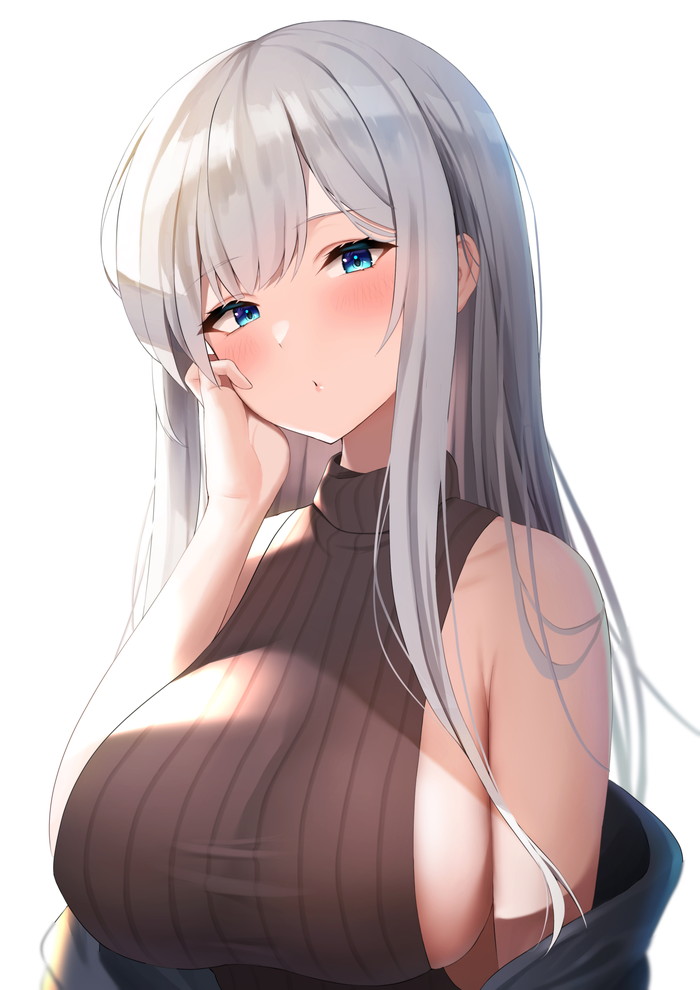 【二次】白髪、銀髪の女の子のエロ画像 Part４７