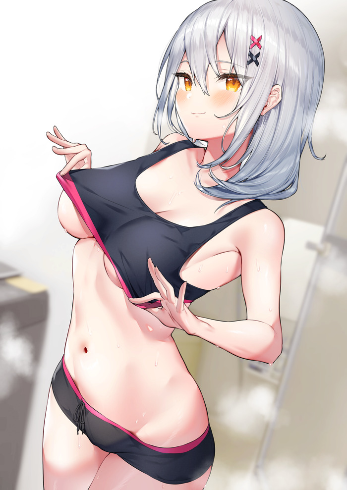 【二次】白髪、銀髪の女の子のエロ画像 Part４７