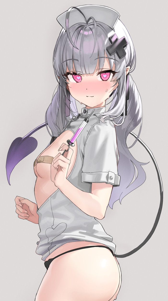 【二次】白髪、銀髪の女の子のエロ画像 Part４７