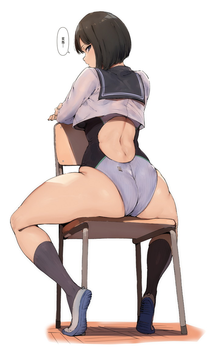 【二次】黒髪の女の子のエロ画像まとめ Part７３