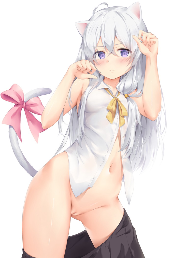 【二次】猫耳、狐耳などが生えたケモミミっ娘たちのエロ画像 Part５８
